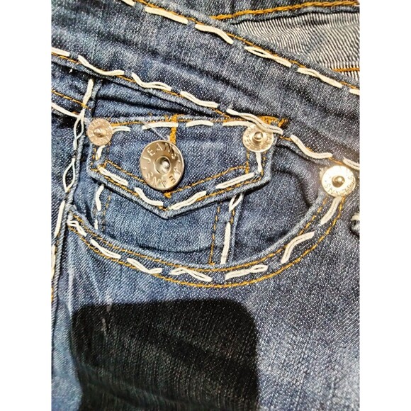 Saza Blue Ankle Jeans Size 11 Juniors, 25 Inch Inseam Trendy Classic Style - Picture 5 of 5